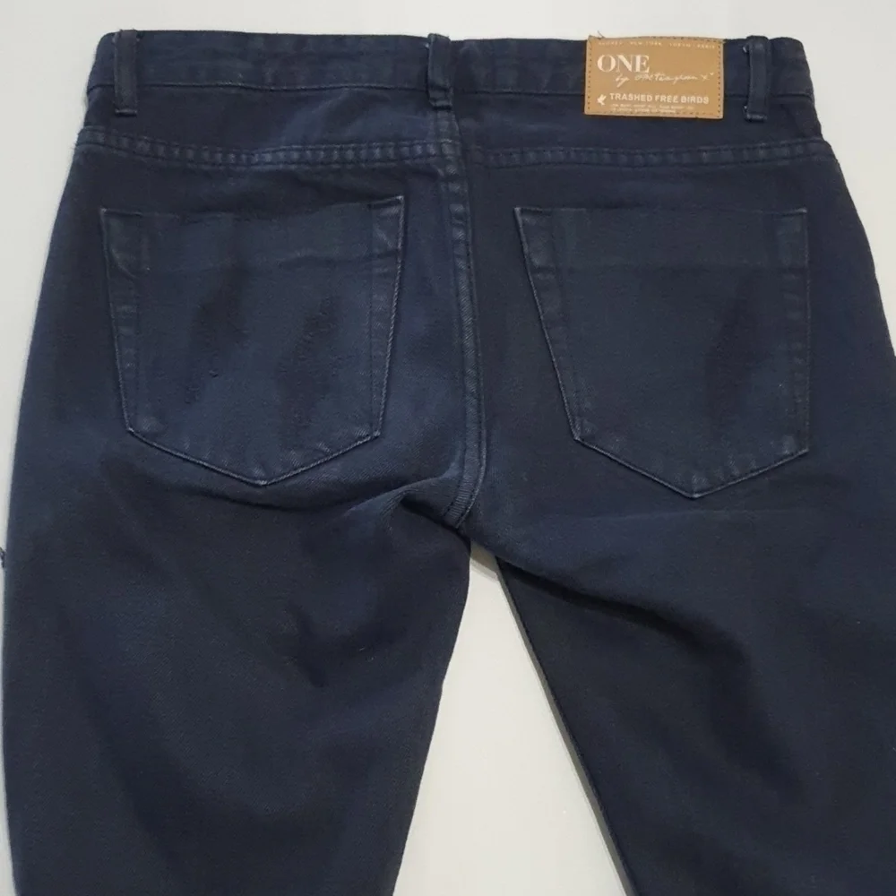 One Teaspoon Free birds Distress Jeans - Picture 11 of 12